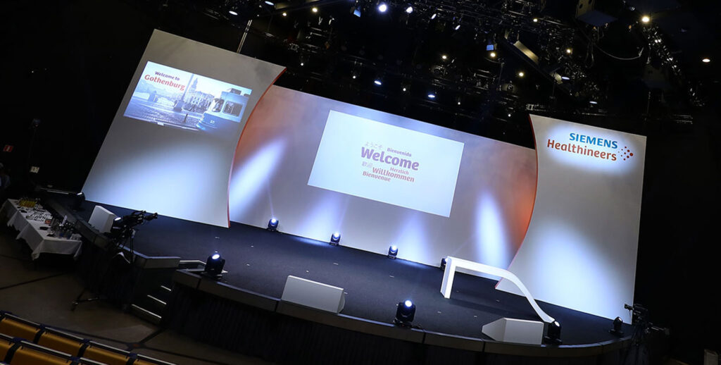 Stage décor for Siemens