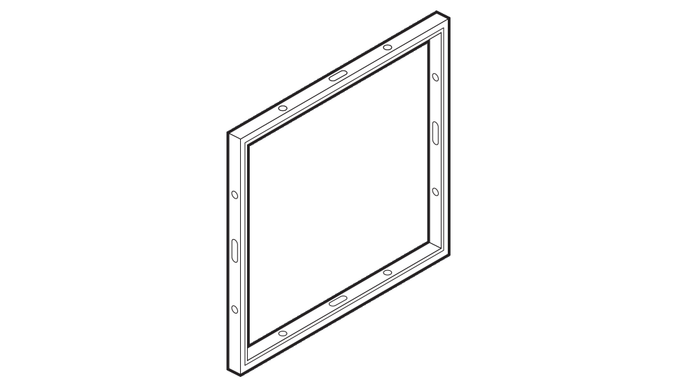 Clever Frame C1 frame 100 x 100 cm Adapt