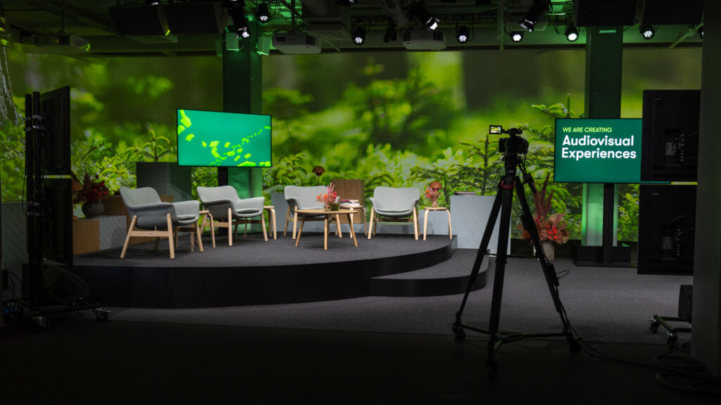 Hybridstudio med teknik för livestreaming