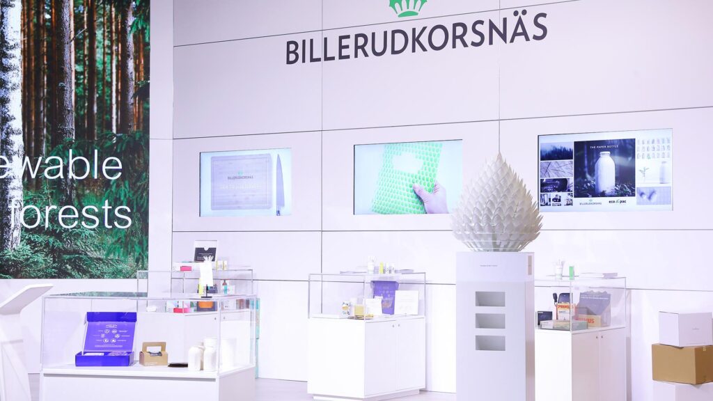 Digitala skärmar i mässmonter