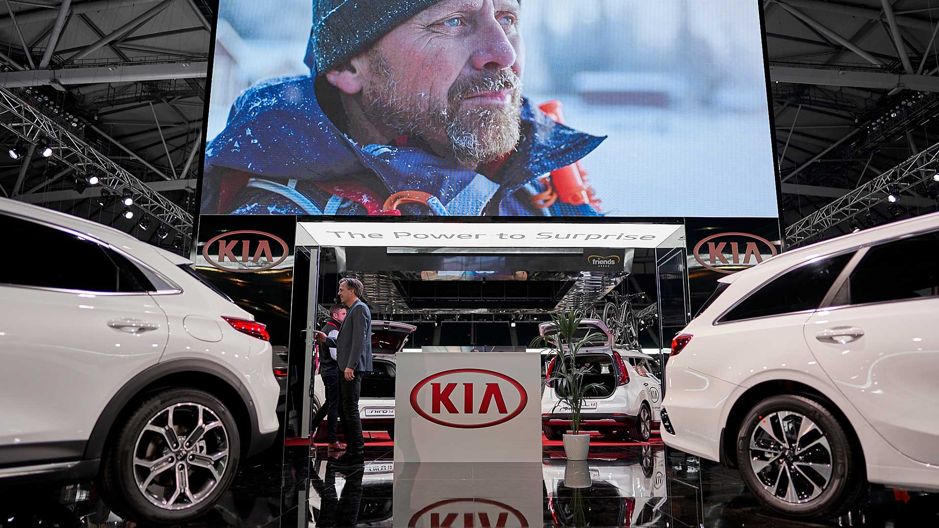 Monter med stor LED-skärm storbildsskärm