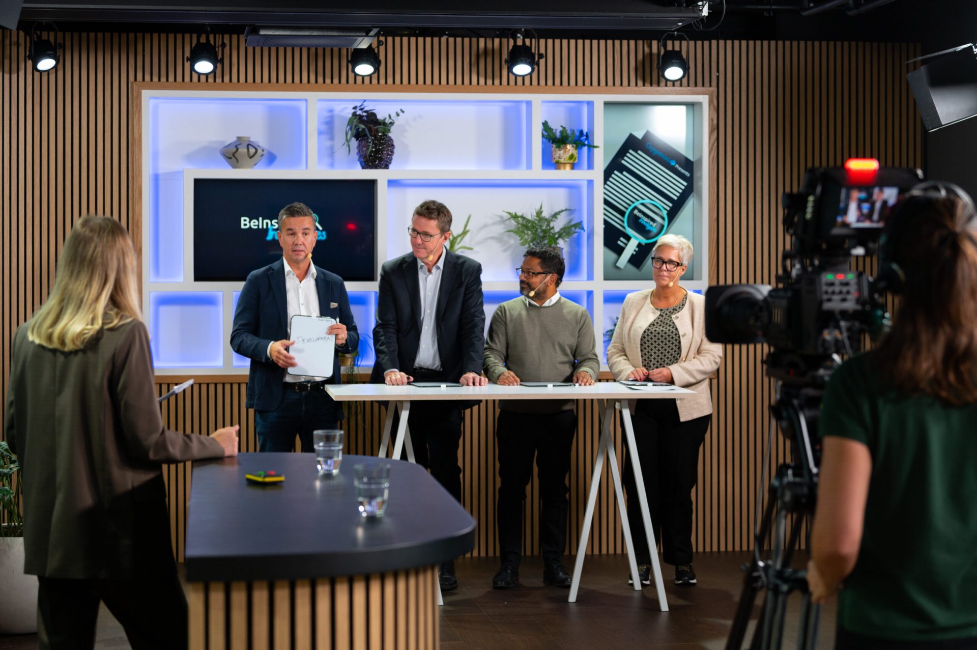 Onboarding i form av ett digitalt event som sker i Adapts studio