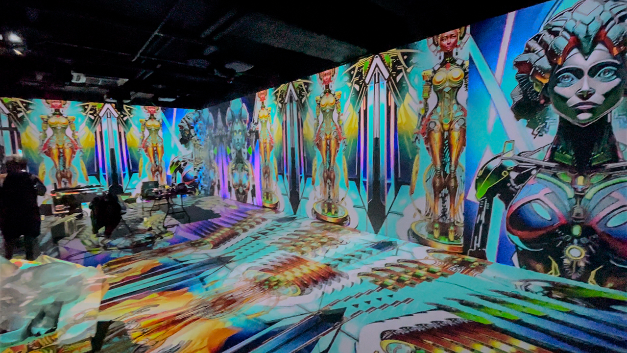 NAOM en immersive och interaktiv utställning