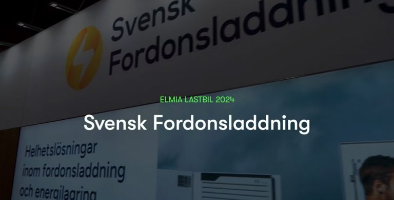 Svensk fordonsladdning Elmia lastbilsmässa adapt