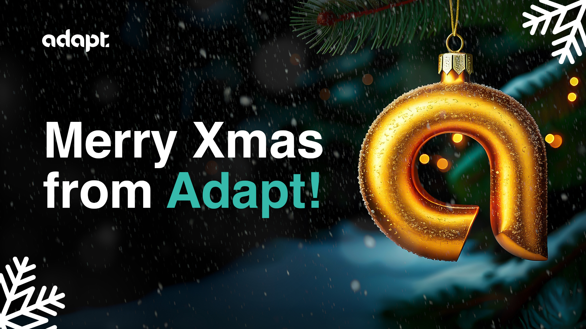 Adapt önskar en riktigt god jul