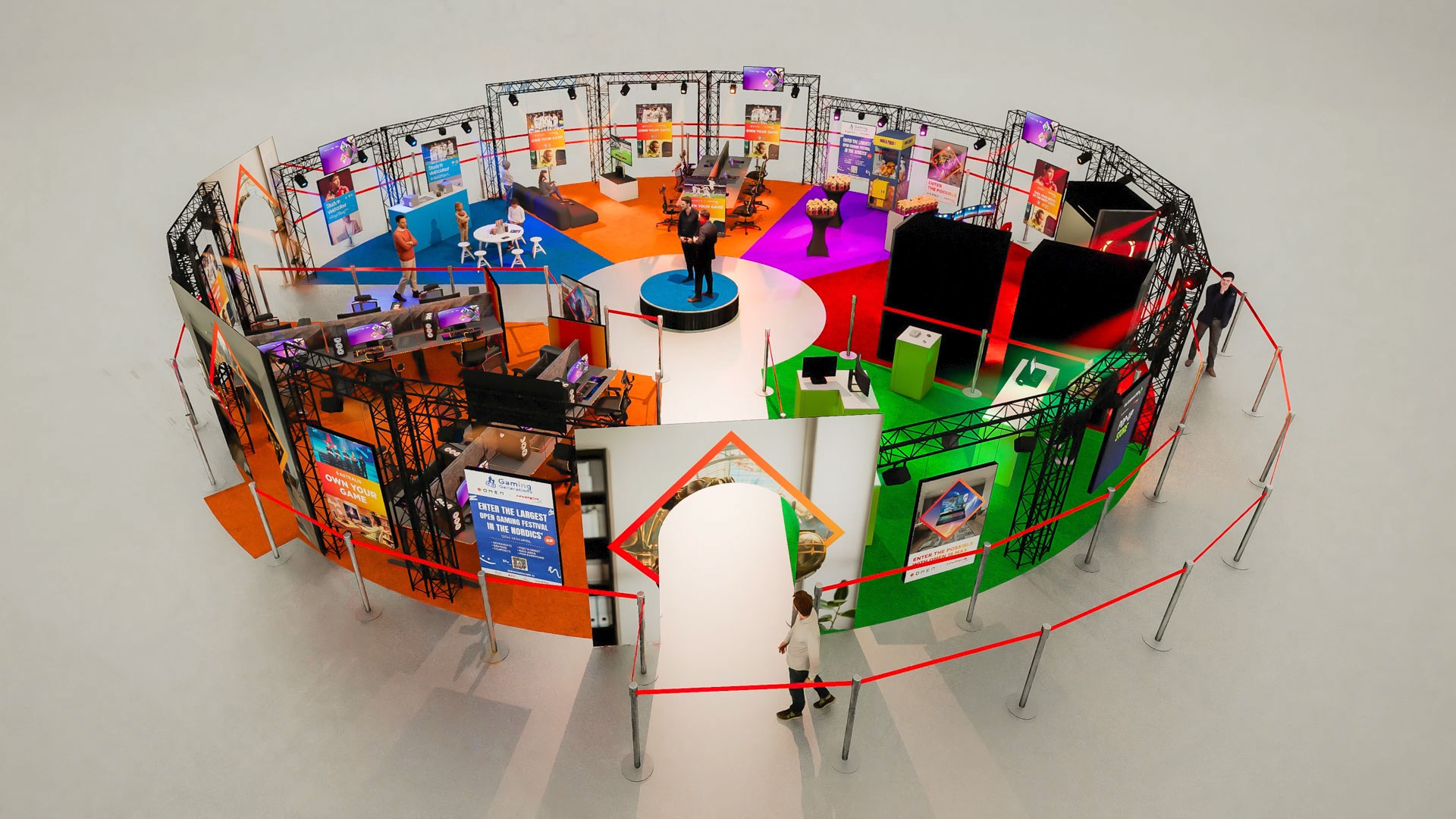 Gaming generation 3d-visuals